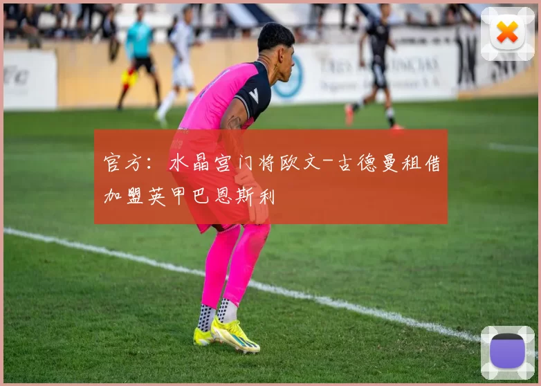 官方：水晶宫门将欧文-古德曼租借加盟英甲巴恩斯利