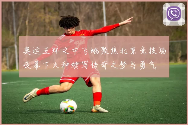 奥运五环之中飞蛾聚焦北京竞技场夜幕下火种续写传奇之梦与勇气